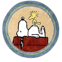 Lambs and Ivy Vintage Snoopy Rug - Blue/Green
