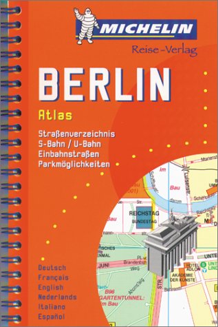 Michelin Berlin Mini-Spiral Atlas & Atlases)
