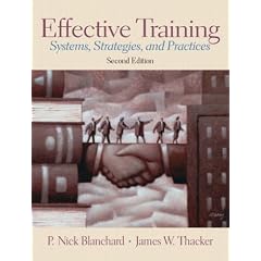Effective Training: Systems, Strategies and Practices