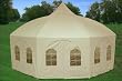 20'x20 Octagonal Wedding Gazebo Party Tent Canopy Shade