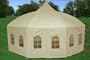 20'x20 Octagonal Wedding Gazebo Party Tent Canopy Shade