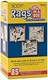 Kimberly Clark 85 Count White Scott&reg; Rags In-A-Box  75240