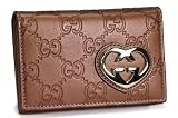 GUCCI�i�O�b�`�j �J�[�h�P�[�X ���h���� LOVELY �O�b�`�V�} BRONZO �y���s�A���i�z