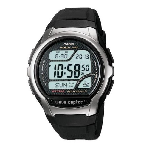 CASIO WAVE CEPTOR 電波時計 MULTI BAND 5 WV-58J-1AJF デジタルモデル