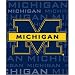 Michigan Wolverines Fleece NCAA Blanket (031 Series) by Northwest (50""x60"")