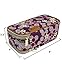 JAVOedge Purple Cherry Blossom Double Sided Cosmetic Toiletry and Jewelry Bag Travel Organizer (8
