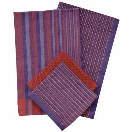 Casamia Kitchen Towel Set - Blackcherry
