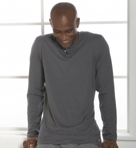 Autograph Cotton Rich Long Sleeve Separate Grandad Pyjama Top clothing