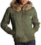 Fox Junior's "Skyler Jacket",Olive Green,Small