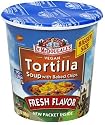 Dr. McDougall's Right Foods Vegan Tortilla Soup with Baked Chips, 2-Ounce Cups (Pack of 6)