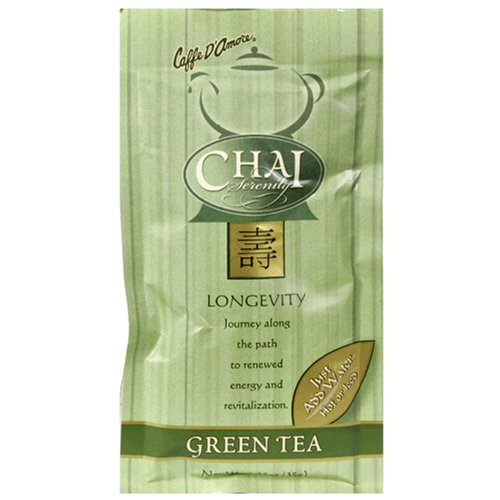 Serenity Chai Green Tea Tea Latte, 1.25-Ounce Packets (Pack of 25)