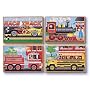 Melissa & Doug Deluxe Vehicles in a Box Jigsaw Puzzles