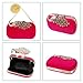 BMC Womens Elegant Rhinestone Peacock Clasp Velvet Cocktail Evening Handbag