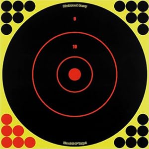 Birchwood Casey Shoot-N-C Bullseye Targets, 12, 5 Targets + 120 Pasters
