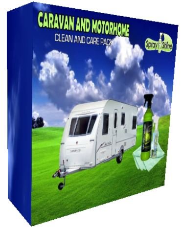 Caravan/Motorhome BubbleGum Clean & Care Pack(1 Litre Waterless Car Wash with 2 cloths & 250ml New Car Air Freshener)