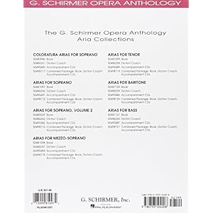 Arias for Soprano: G. Schirmer Opera Anthology (G. Schrimer Opera Anthology)