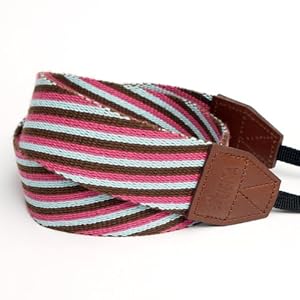 Ciesta CSS-F38-024 Fabric Camera Strap (Choco Purge) for Toy Camera DSLR Mirrorless Camera
