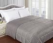All Season Down Alternative Reversible Blanket, Full/Queen, Grey
