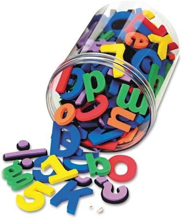 Wonderfoam Magnetic Alphabet Letters, Assorted Colors, 105pk