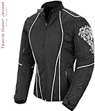 IMAGE OF Joe Rocket Alter Ego 3.0 Ladies Waterproof Textile Jacket - Silver/White - Extra Large