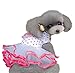 HP95(TM Fashion Puppy Dog Princess Dress Dog Cherry Lace Skirt Pet Dog Tutu Dress (XL)
