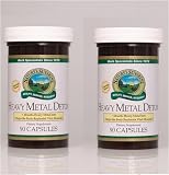 Naturessunshine Heavy Metal Detox Support Liver Fuction Dietary Supplement 90 Capsules (Pack of 2)