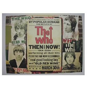 The Who Poster Old Shot Really Cool Then and Now