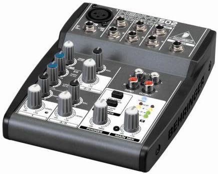 XENYX 502 5 Input 2 Bus Mixer with Mic Preamp and EQ