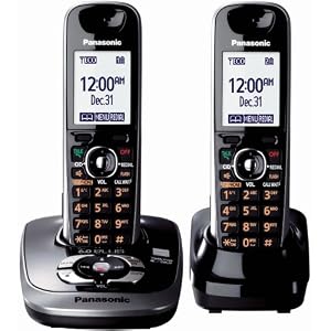 Panasonic KX-TG7532B DECT 6.0 PLUS Expandable Digital Cordless Answering System with 2... by Panasonic