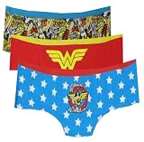 DC Comics Wonder Woman 3 Pack Hipster Briefs for women