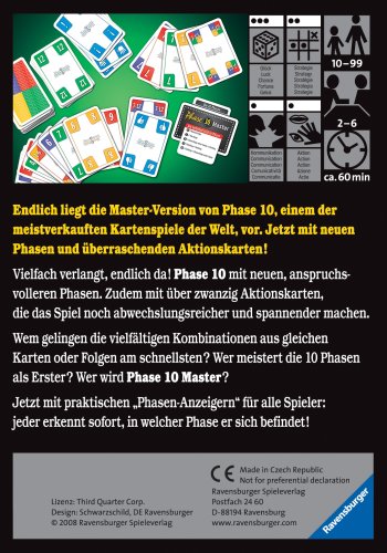 Ravensburger 27124 - Phase 10, Master