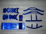 T-Maxx Integy Blue Aluminum Chassis & Performance Upgrades Lot
