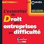 L'essentiel du droit des entreprises en difficult�