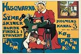 Husqvarna Symaskiner Burde Findes I Ethvert by unknown. Size 26.50 X 17.75 Art Poster Print