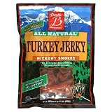 Double B Turkey Jerky, Hickory Smoked, 3.5-Ounce Bag (Pack of 4)