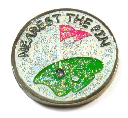 Navika Nearest the Pin Glitzy Ball Marker with Hat Clip
