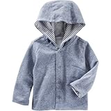 オシュコシュ OSHKOSH/ リバーシブルフレンチテリーフード カラー アウターパーカー 12ヶ月【並行輸入】