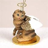 Scottish Fold, Brown Tabby Tiny Ones Cat Angel (2 in)