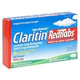 Claritin RediTabs 24 Hour Allergy, Non-Drowsy, Loratadine Orally Disintegrating Tablets , 30-Tablets