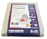 Galaxy Products CDC912 Paint Essentials 9-by-12-Foot Polycoated Drop Cloth