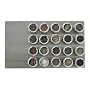 Lipper International 6520 SOHO 20-Piece Large Board Shaker Set, Stainless Steel