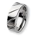 Grooved Polished Tungsten Carbide Ring (8.0 mm) - Sizes 7-13