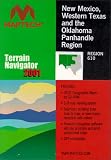 Maptech TNav Topo CD Rom- New Mexico, West Texas & Oklahoma Panhandle