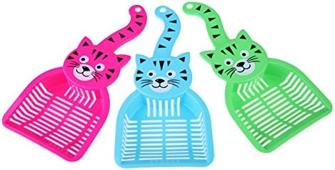1pcs Plastic Cat Dog Pet Litter Scoop Pink Blue Green Color Wholesale