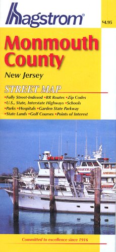 Monmouth County New Jersey Street Map