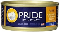Nature's Variety Pride by Instinct Grain Free Cheshire's Chicken Recipe Minced Canned Cat Food, 5.5 oz. Cans (Case of 12)

