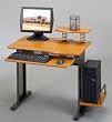 Network Computer Cart in Pewter/Teak By Studio RTA Furniture