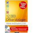 12.000 Office-Vorlagen Home and Student 2007, 1 DVD-ROM