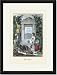 Black Framed/Matted Print 17x23, French Harvest