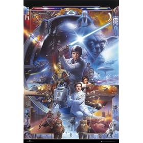 Star Wars Trilogy Entertainment Poster Print, 24x36